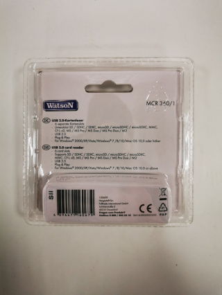 Czytnik kart usb 2.0 - Watson MCR360/1