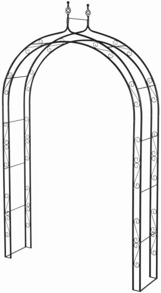 Pergola ogrodowa na róże
