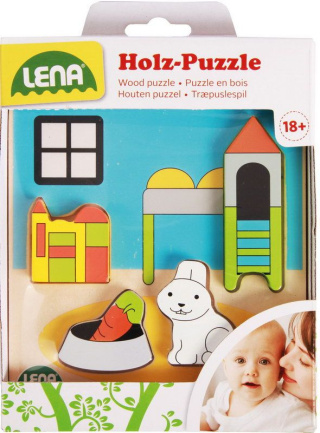 Puzzle drewniane dla dzieci - wiek 18+ miesięcy