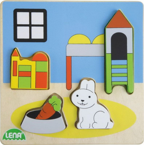 Puzzle drewniane dla dzieci - wiek 18+ miesięcy Puzzle drewniane dla dzieci - wiek 18+ miesięcy