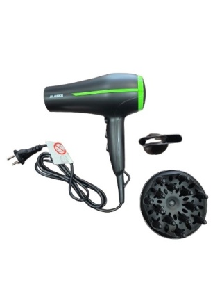ALASKA Suszarka do włosów 2300W - jonizacja, regulacja temperatury, dyfuzor w zestawie