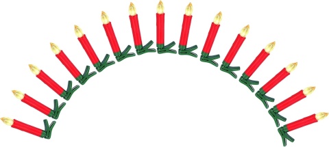 Bezprzewodowe świece LED CHRISTmaxx 15 szt. - pilot, timer, dwa tryby świecenia, mocowanie na klips i przyssawkę