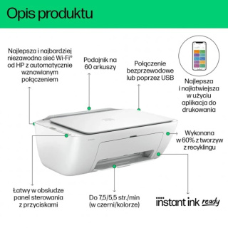 Drukarka wielofunkcyjna - HP DeskJet 2810e