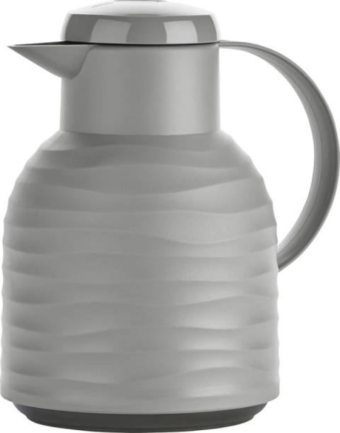 Dzbanek termiczny Samba Wave 1L - szklana kolba, Quick Press, szary, 12h/24h izolacja Dzbanek termiczny Samba Wave 1L - szklana kolba, Quick Press, szary, 12h/24h izolacja