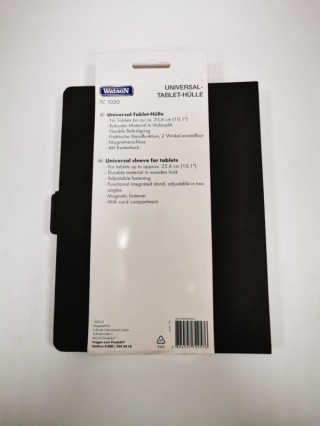 Etui Watson TC 1020 uniwersalne do tabletów 10,1 cala z funkcją stojaka i kieszonką na karty