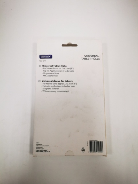 Etui Watson TSV 071 uniwersalne do tabletów 8 cali z kieszenią na akcesoria