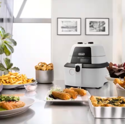 Frytkownica niskotłuszczowa De'Longhi FH 2133.W - zdrowe smażenie i pieczenie