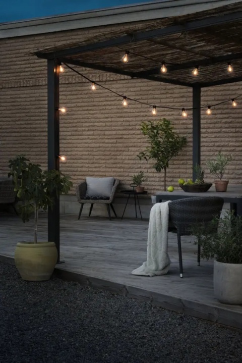 Girlanda świetlna LED solarna do ogrodu - Konstsmide Girlanda świetlna LED solarna do ogrodu - Konstsmide