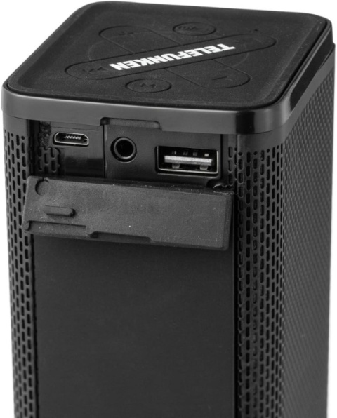 Głośniki bezprzewodowe Telefunken BS1016ST - mocny dźwięk, Bluetooth i mikrofon