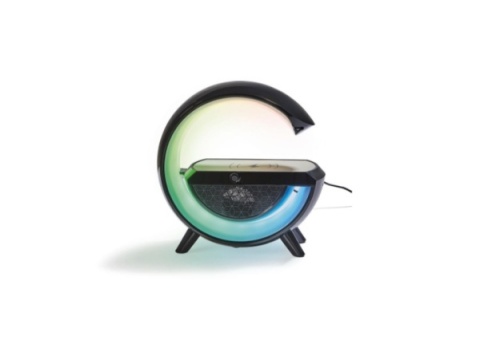 Lampa LED RGB z ładowaniem indukcyjnym - 10W, 12 kolorów, pilot, 5W Qi Lampa LED RGB z ładowaniem indukcyjnym - 10W, 12 kolorów, pilot, 5W Qi