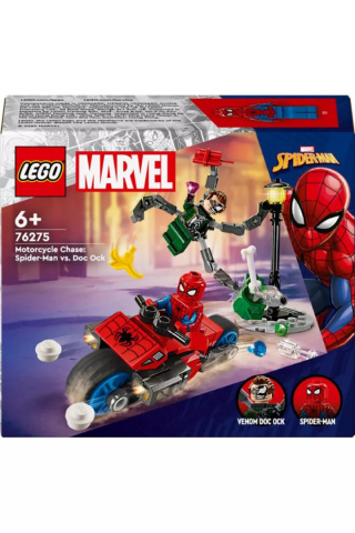Lego Marvel pościg na motocyklu 76275