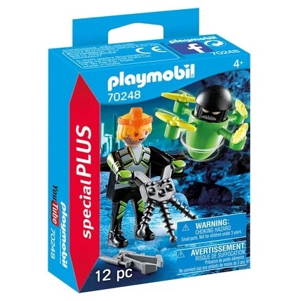Playmobil - Agent z dronem 70248 Playmobil - Agent z dronem 70248