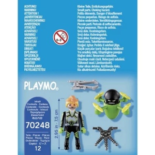Playmobil - Agent z dronem 70248