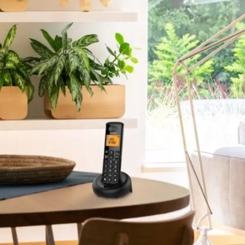 Telefon bezprzewodowy z LCD i identyfikacją numeru - zasięg do 300 m, 50 kontaktów