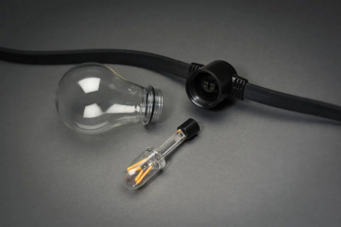 Zestaw 10 bursztynowych lampek LED Zestaw 10 bursztynowych lampek LED