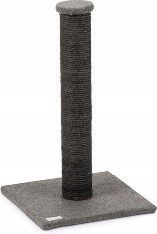 Drapak KARLIE Gina - nowoczesny słupek z sizalu i filcu, 34x34x60cm