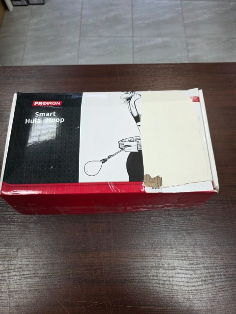 Inteligentne hula hop z kulką obciążeniową - regulowany rozmiar, masaż 360°, licznik treningu