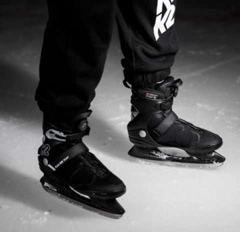 K2 Ice Boa - męskie łyżwy rekreacyjne, rozmiar 39,5, system Boa®, SoftBoot®, stal nierdzewna