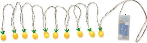 LED Tischdekoration - dekoracja stołowa LED z ozdobą, 2×AA, długość 100-185 cm