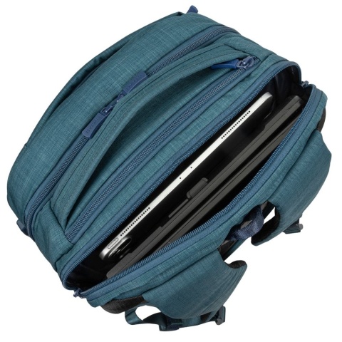 Plecak na laptopa 17,3 cala z portem USB i kieszenią antykradzieżową - 25 l, ergonomiczny, do pracy i podróży