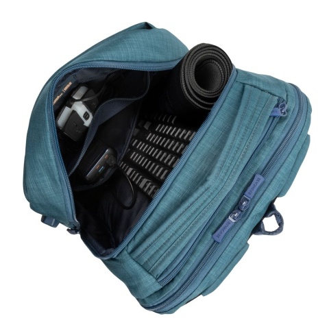 Plecak na laptopa 17,3 cala z portem USB i kieszenią antykradzieżową - 25 l, ergonomiczny, do pracy i podróży