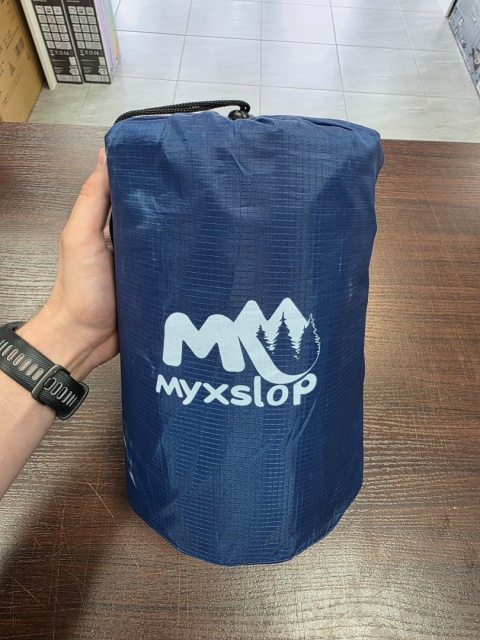 (UŻYWANY) Podwójna karimata kempingowa ultralekka - materac dmuchany 2-osobowy 196×145×12 cm